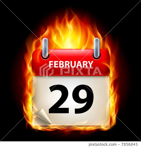Burning calendar Burning calendar 7856843