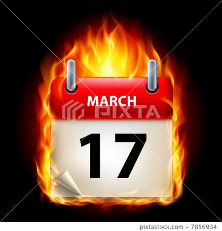 Burning calendar Burning calendar 7856934