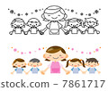 Illustration of a teacher and a child 7861717