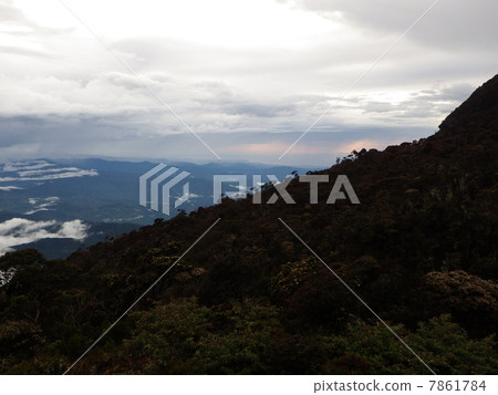 Malaysi Akinabalu mountain t View from the middle abdomen Malaysi Akinabalu mountain t View from the middle abdomen 7861784