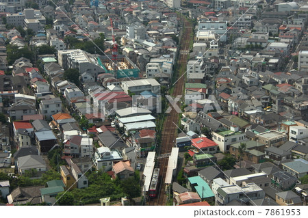 A view of the view of Setagaya (towards Taishido) 7861953