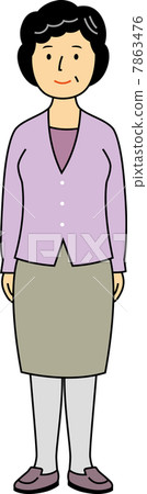 60歲的日本女性 7863476