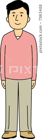 Japanese men in their forties 7863488