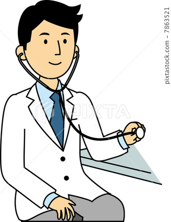 Doctor in charge to see a doctor 7863521