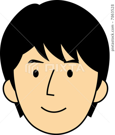 面對聰明的十幾歲的男孩高中學生 7863528