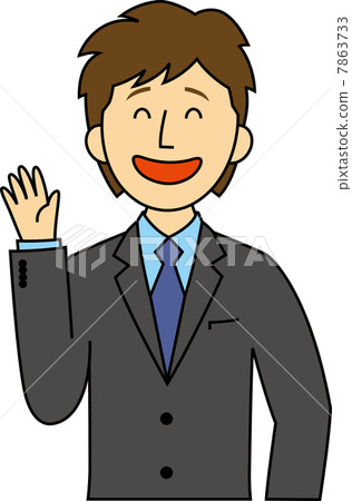 二十名受薪工人揮手與笑聲 7863733