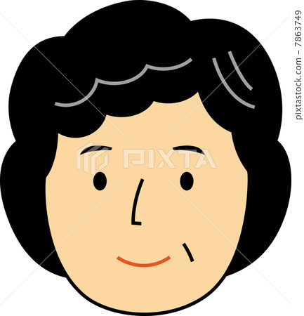 Face of a smart woman in her 50's 7863749