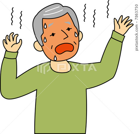 Male in his 80s suffering from heatstroke Male in his 80s suffering from heatstroke 7863750