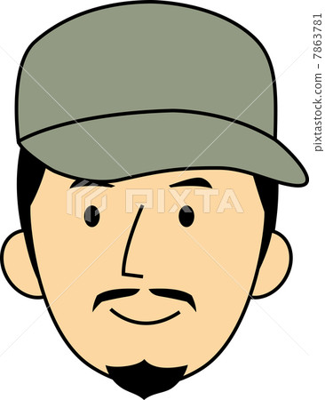 戴著帽子的20多歲的男性 7863781