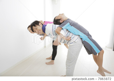 Family exercise Family exercise 7863872