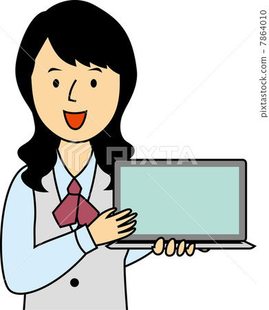 Ol Described In Notebook Pc Stock Illustration 7864010 Pixta