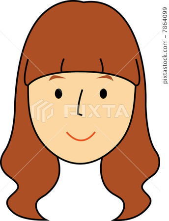 Face of a woman in her twenties smiling Face of a woman in her twenties smiling 7864099