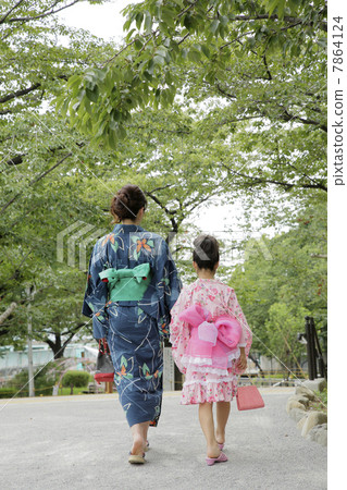 Parent and child of yukata 7864124