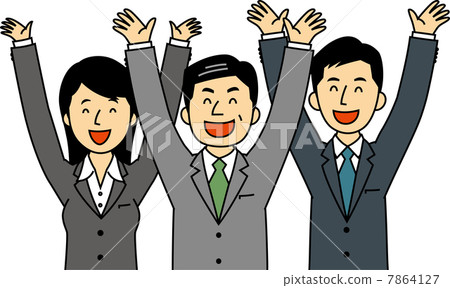 Boss and a subordinate with a banzai and an OL 7864127