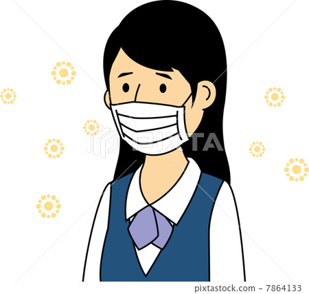 OL通過面具防止花粉 7864133