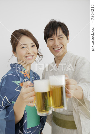 A toast with a yukata robe 7864213