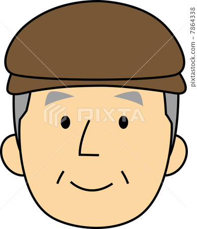 Senior men wearing a hat Senior men wearing a hat 7864338