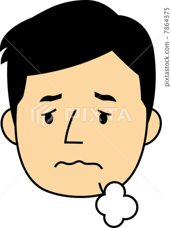 A sighing 40s man A sighing 40s man 7864375