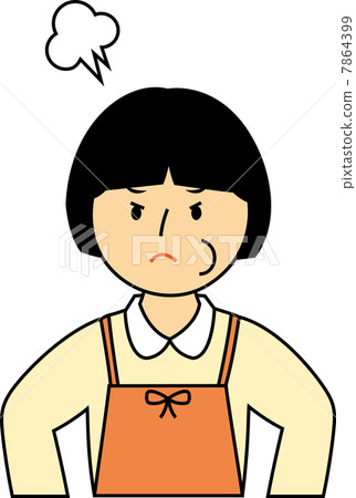 An angry girl 7864399