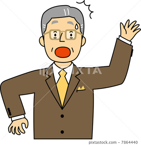 Surprising 60s office worker 7864440