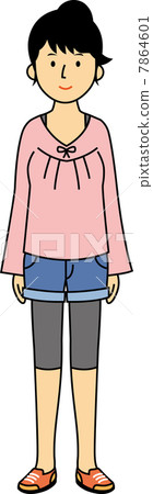 Teenage Japanese female high school student 7864601