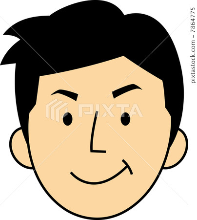 Face of a 20-year-old office worker who smiles at his / her best Face of a 20-year-old office worker who smiles at his / her best 7864775