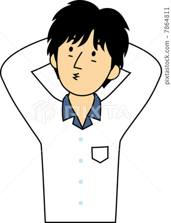 20歲的男孩正在學習吹口哨 7864811