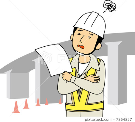 Workers troubled at the construction site Workers troubled at the construction site 7864837