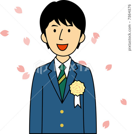 A smart 10-year-old boys high school student in uniform A smart 10-year-old boys high school student in uniform 7864876