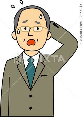 Impatient 60-year company executive male Impatient 60-year company executive male 7865013