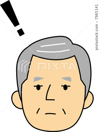 A face of a lethargic 80s male 7865141
