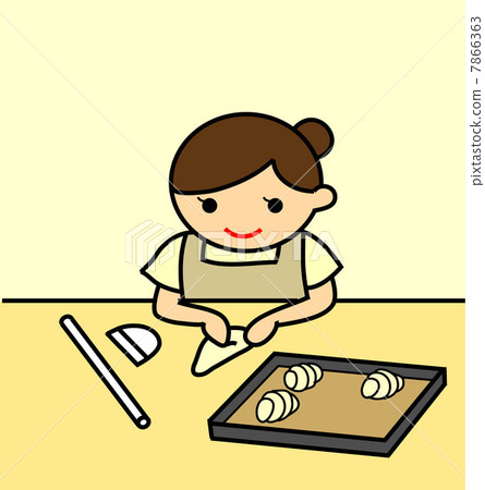 麵包製作黃油卷 7866363