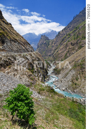 Beautiful landscape in Himalayas 7866820