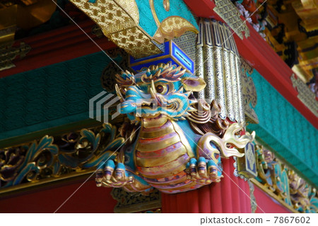 Sculpture of Nikko Yamanote Daisen-in Yasha Monster 7867602