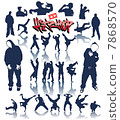 dance persons, breakdance vector hip hop graffiti 7868570