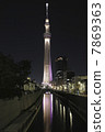 Tokyo Sky Tree at night 7869363