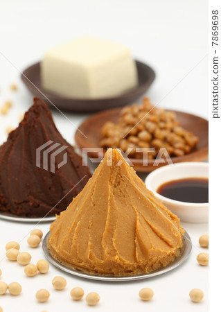 Representative soybean processed food in Japan Representative soybean processed food in Japan 7869698