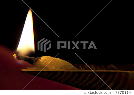 Close-up of a diya Close-up of a diya 7870114