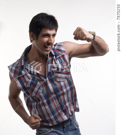 Man rejoicing  7870250