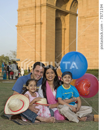 Family on a picnic Family on a picnic 7871194