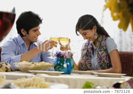 Couple enjoying a meal Couple enjoying a meal 7872128