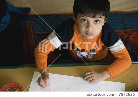 Portrait of young boy  7872626