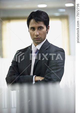Portrait of business executive  7872736