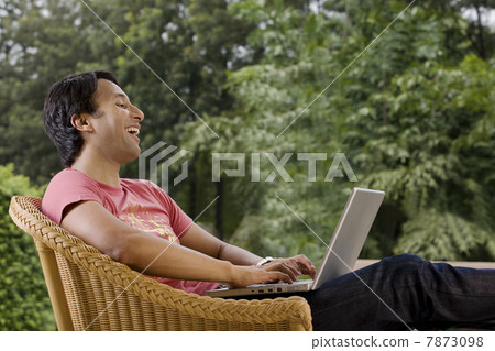 Man enjoying himself Man enjoying himself 7873098