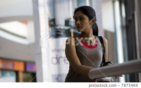 Woman at a shopping mall Woman at a shopping mall 7873469