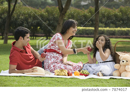 Family at a picnic Family at a picnic 7874017