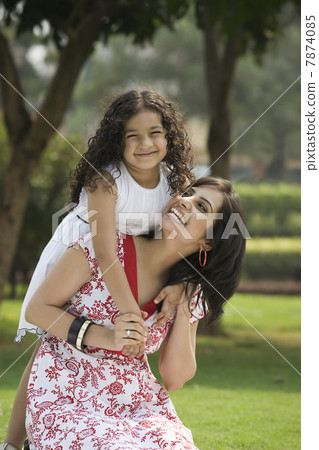 Mother and daughter having fun Mother and daughter having fun 7874085