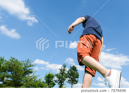 A walking man 7876696