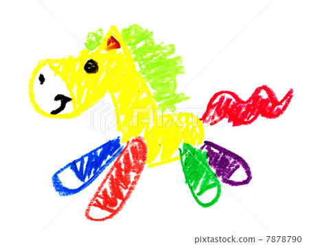 新年卡材料（蠟筆） 7878790