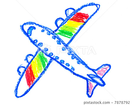 飛機（蠟筆） 7878792